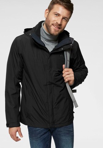 Schöffel Outdoor jacket 'Turin' in Black: front