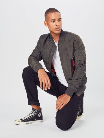 ALPHA INDUSTRIES Overgangsjakke 'MA-1 TT' i grå