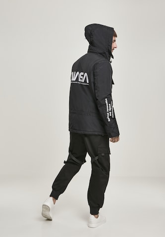 Mister Tee Between-Season Jacket 'Nasa' in Black