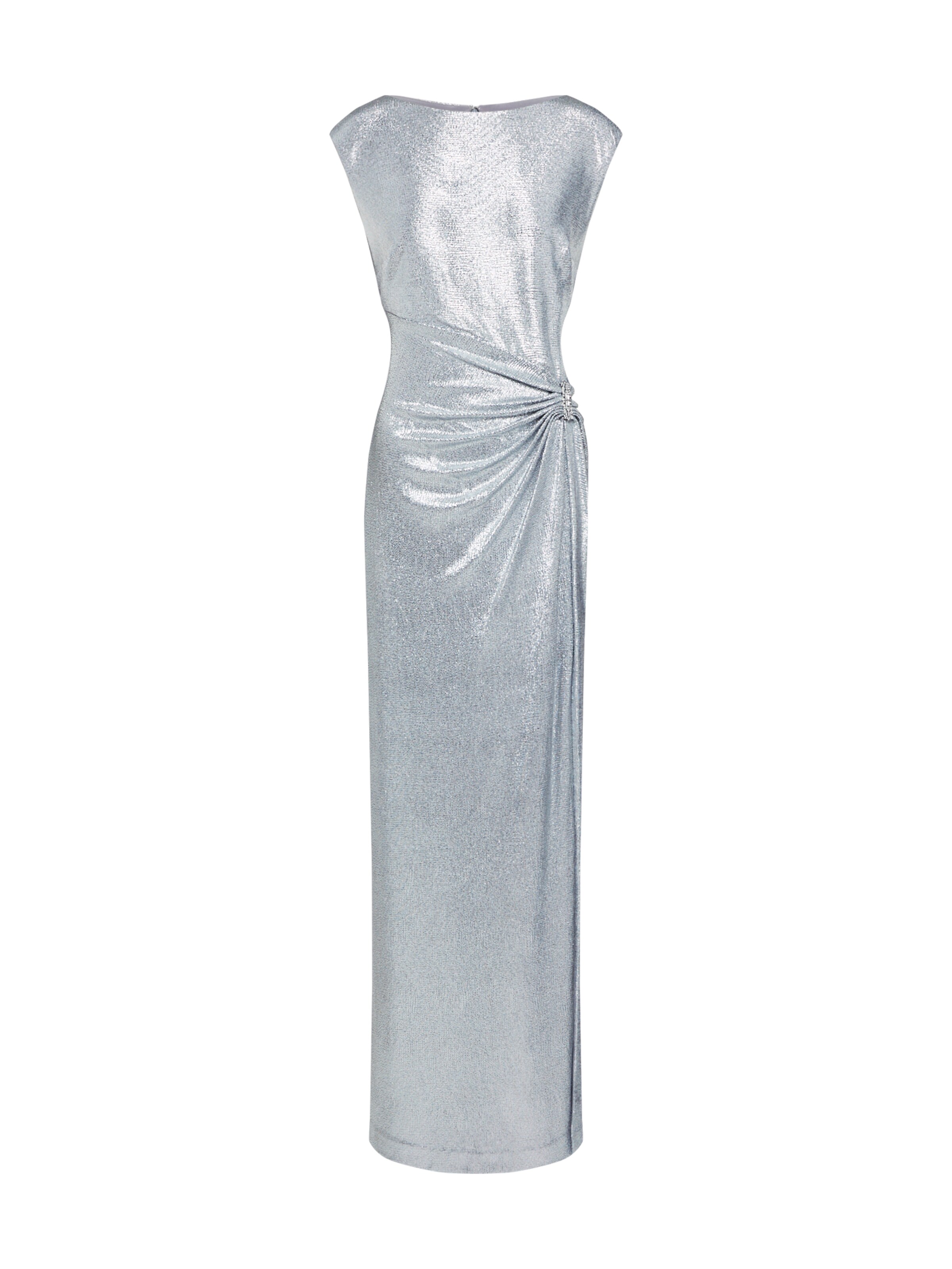 Lauren Ralph Lauren Robe de soirée 'ILIANNE' en argent