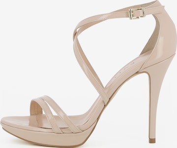 EVITA Sandalen met riem 'Valeria' in Beige