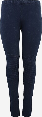 Skinny Leggings Urban Classics en bleu : devant