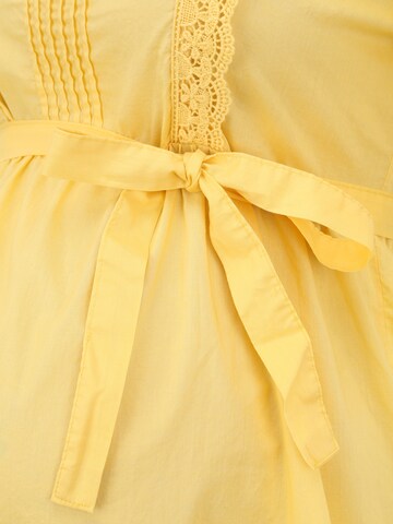 Robe MAMALICIOUS en jaune