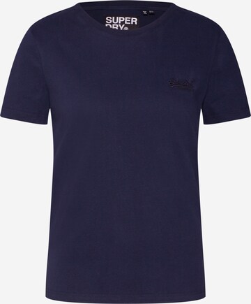 Superdry Shirt 'Elite' in Blauw: voorkant