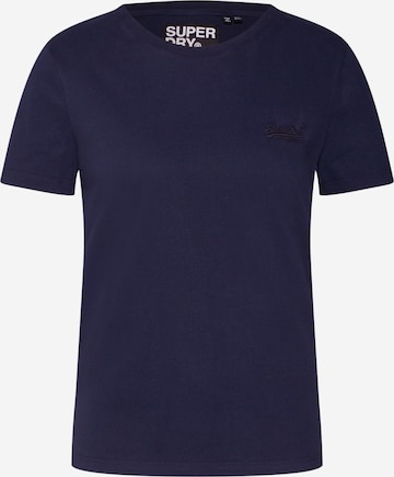 Superdry Shirt 'Elite' in Blauw: voorkant