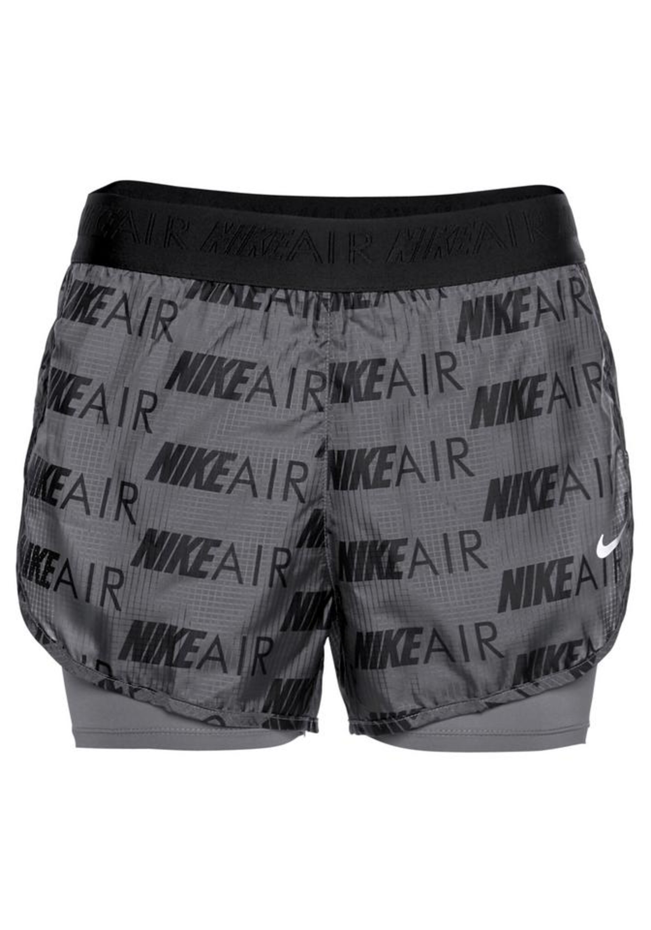 NIKE - Laufshort »WOMAN NIKE AIR RUNNING SHORTS« in anthrazit