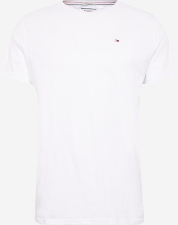 T-Shirt Tommy Jeans en blanc : devant