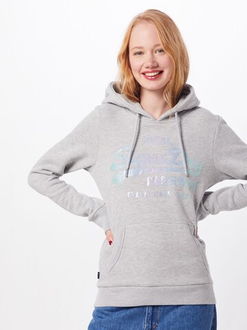 Superdry Sweatshirt in Grau: predná strana