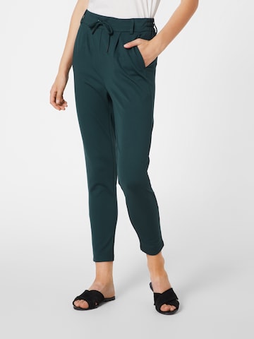 Slimfit Pantaloni con pieghe 'ONLPoptrash' di ONLY in verde: frontale