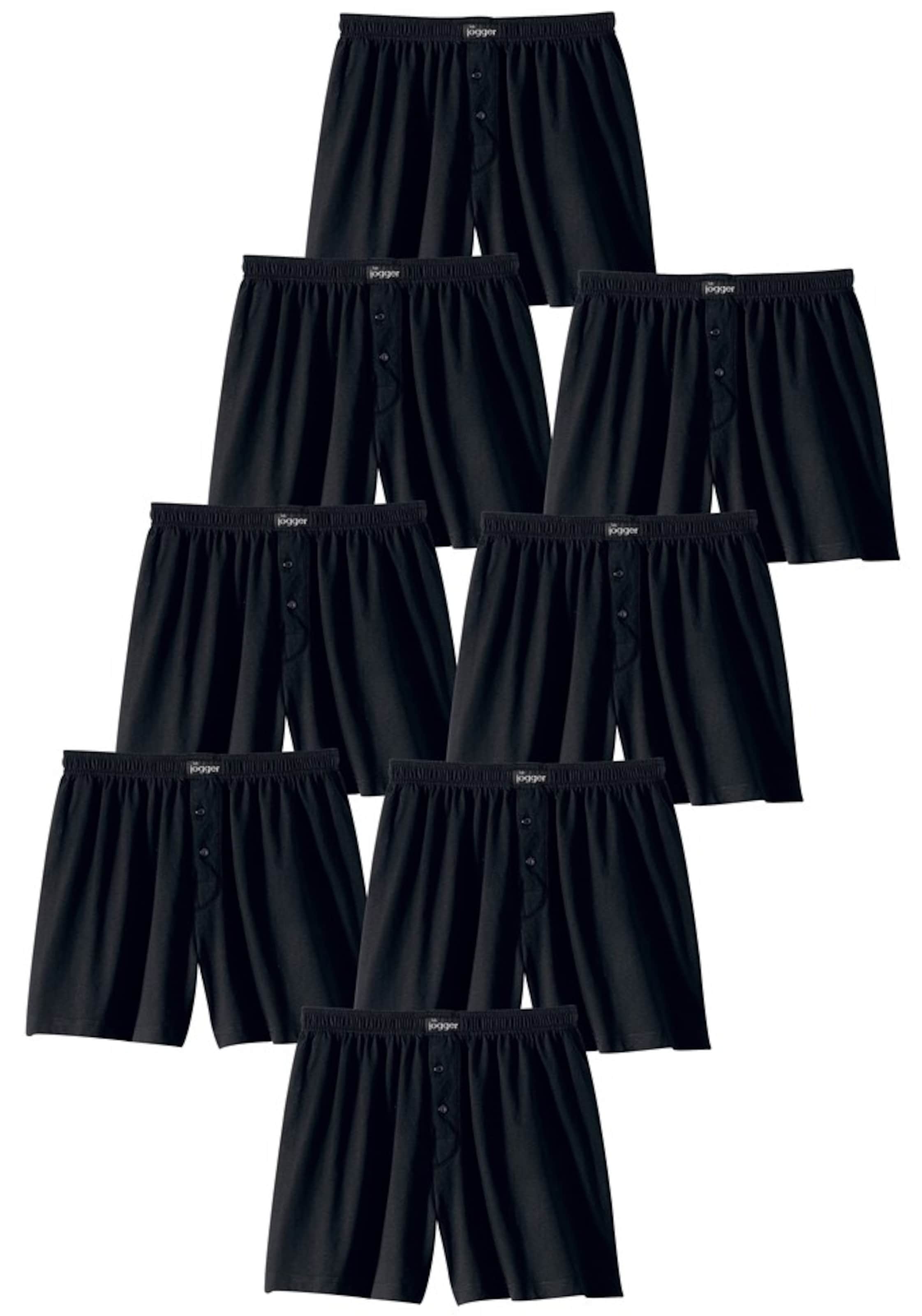 LE JOGGER Boxerky - Čierna: predná strana