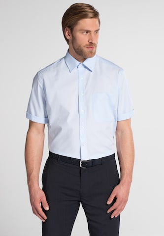 ETERNA Comfort fit Button Up Shirt in Blue: front