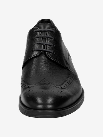 SIOUX Lace-Up Shoes 'Forkan-XL' in Black