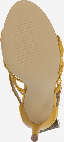 BULLBOXER Páskové sandály – žlutá