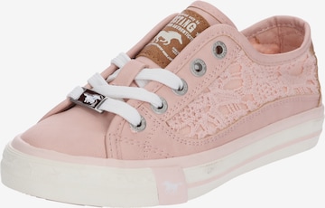 MUSTANG Sneakers in Roze: voorkant