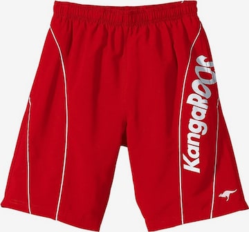 KangaROOS Board Shorts in Red: front