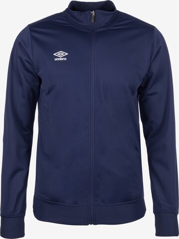 UMBRO Athletic Jacket 'Poly' in Blue: front