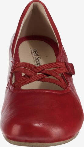 JOSEF SEIBEL Ballet Flats with Strap 'Fiona 39' in Red