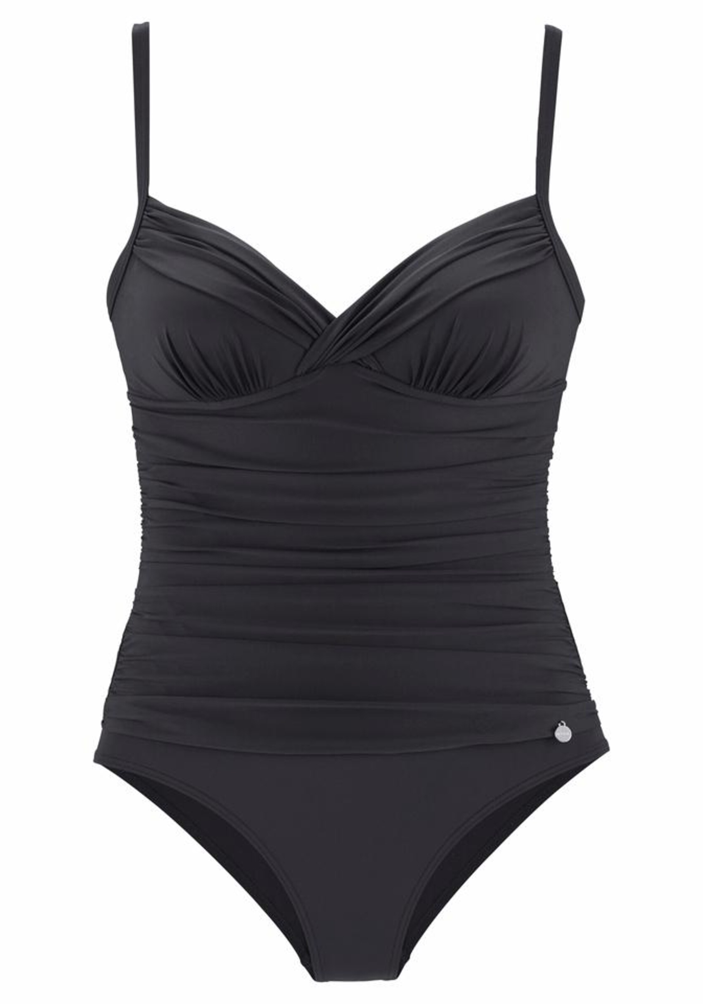 LASCANA - Badeanzug in schwarz