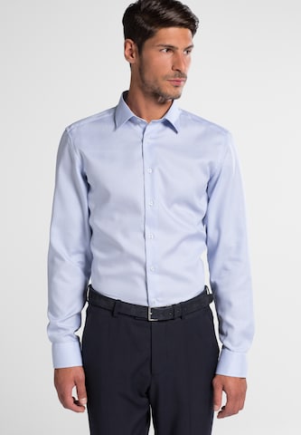 ETERNA Slim Fit Hemd in Blau: Vorderseite