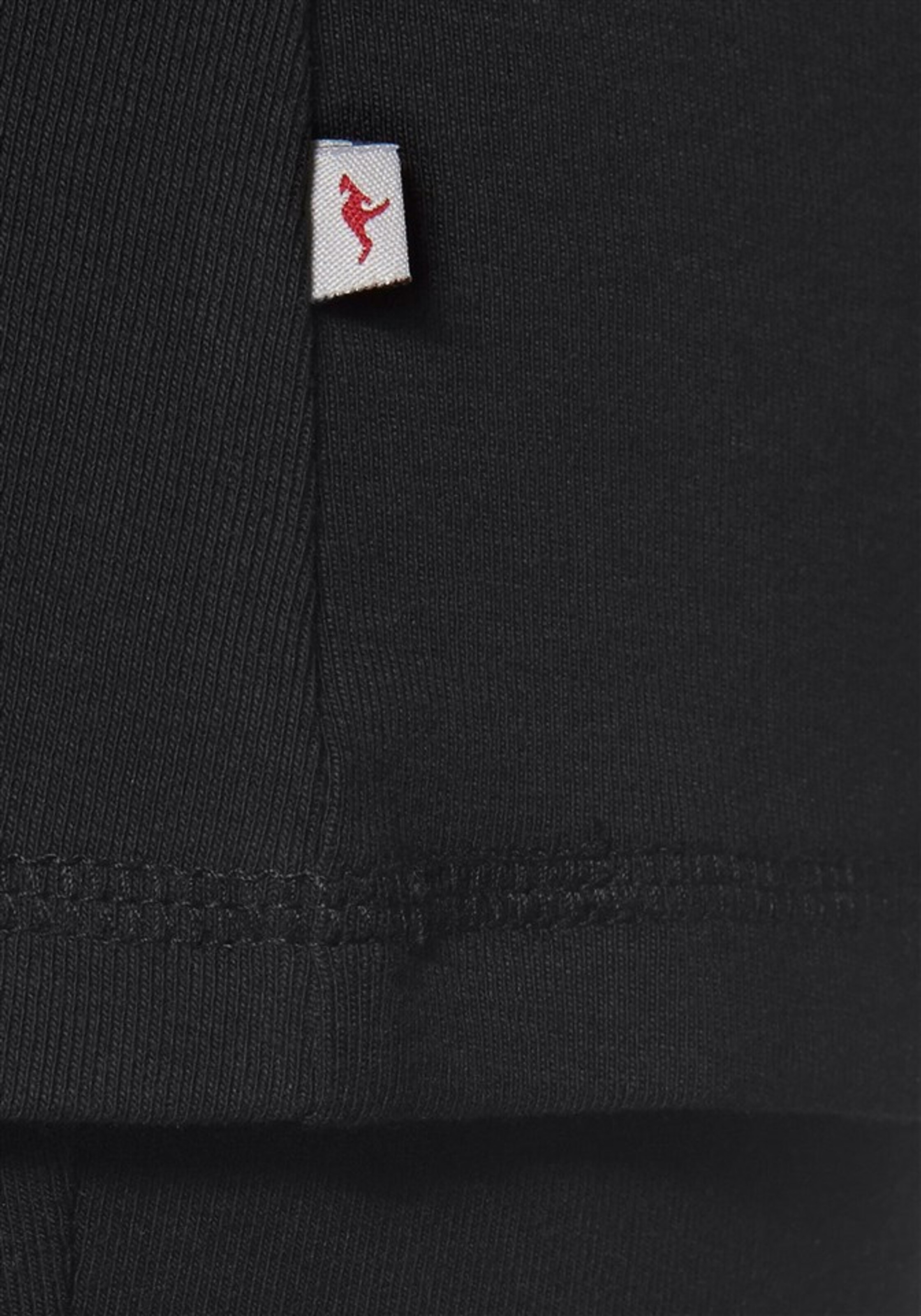KangaROOS Langarmshirt in Schwarz