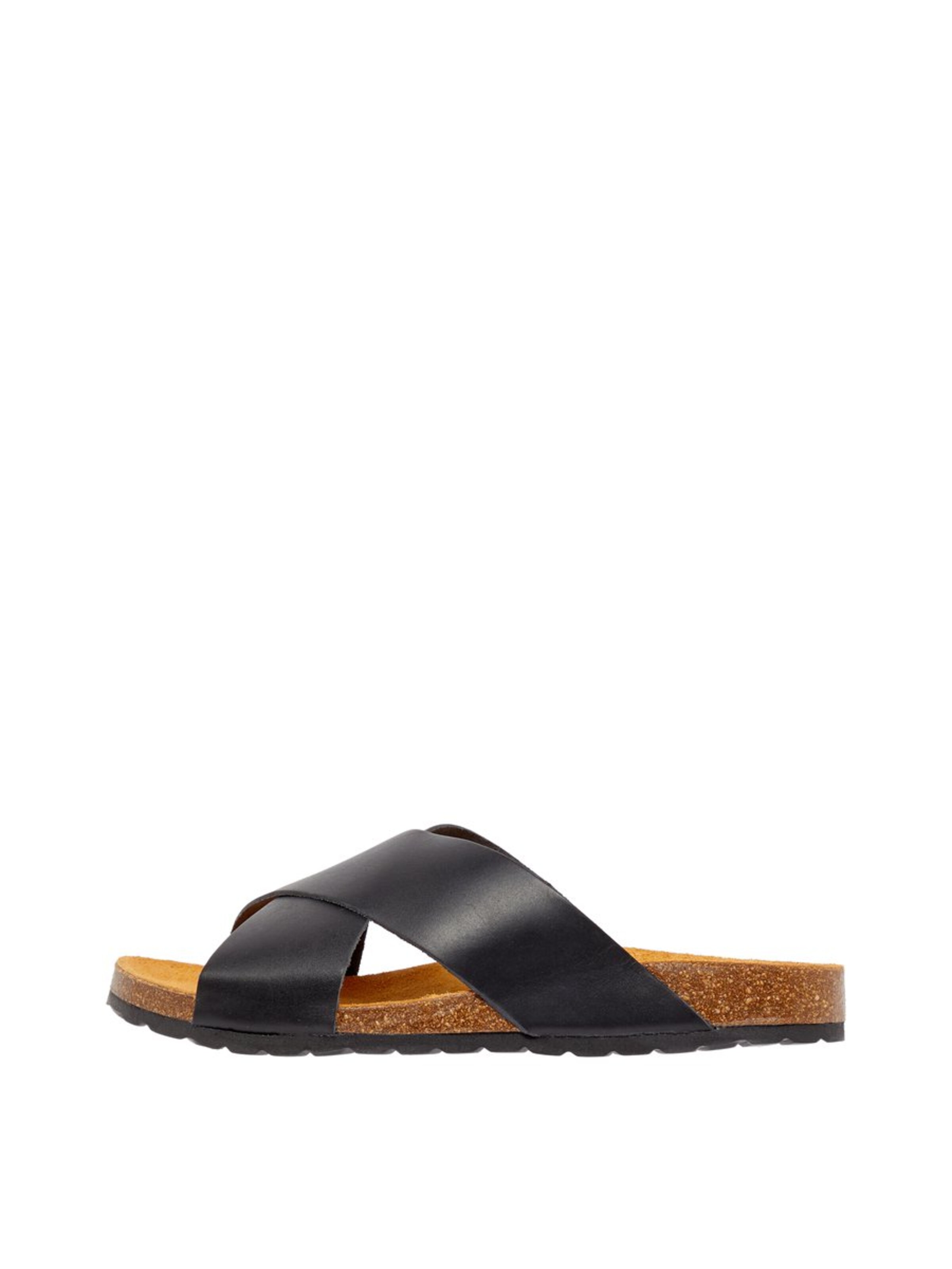 Bianco - Muiltjes in de kleur Zwart