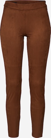 s.Oliver BLACK LABEL Skinny Broek in Bruin: voorkant