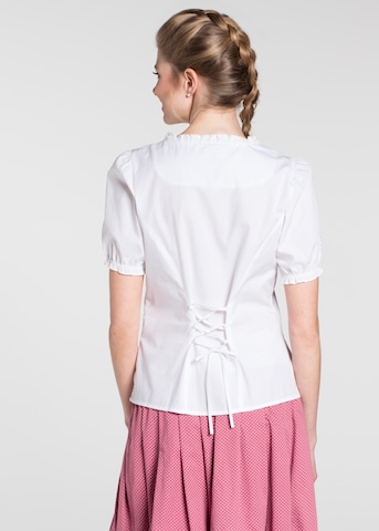 SPIETH & WENSKY Traditional Blouse in White