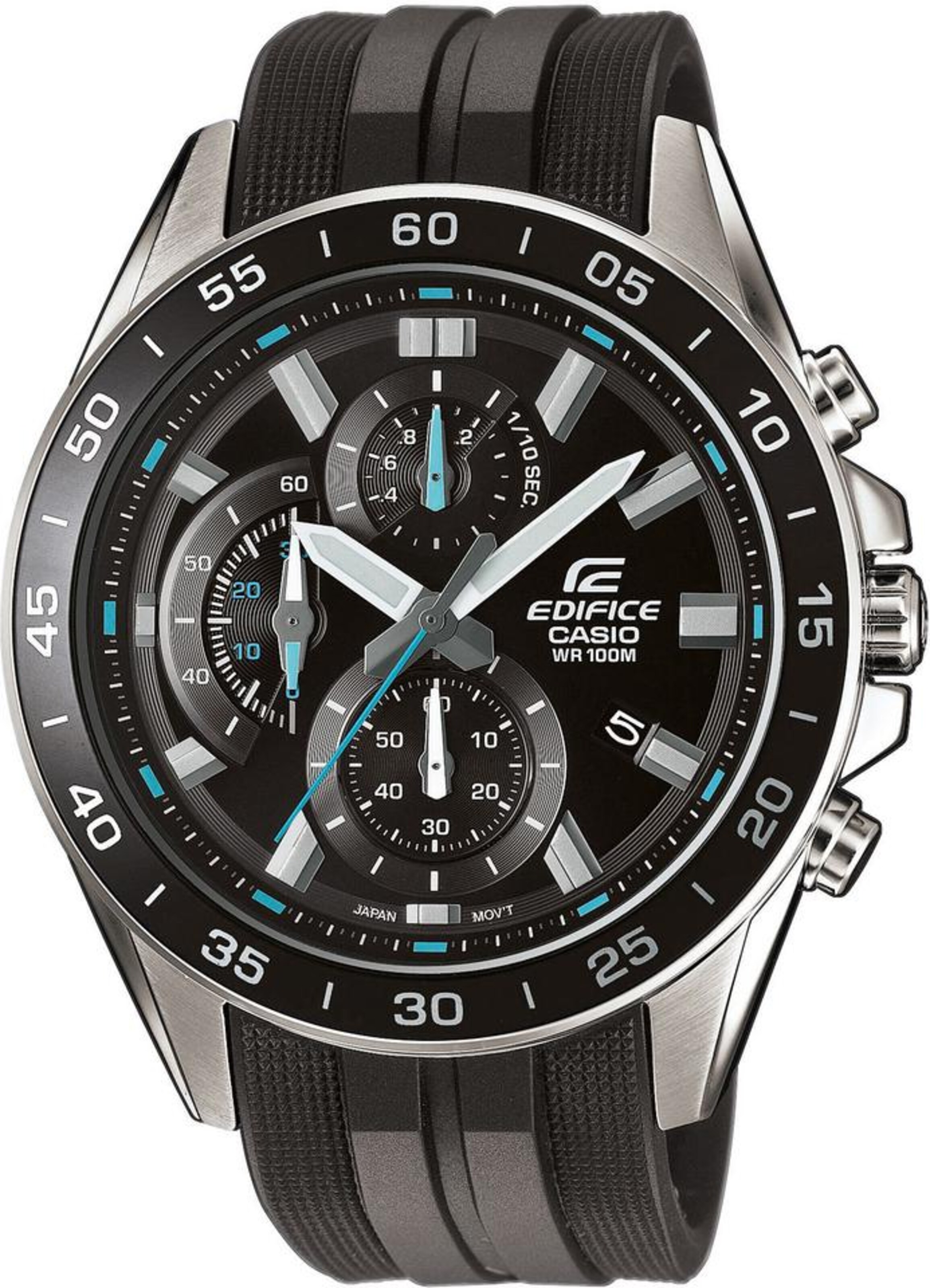 CASIO Analog Watch 'EFV-550P-1AVUEF' in Black: front