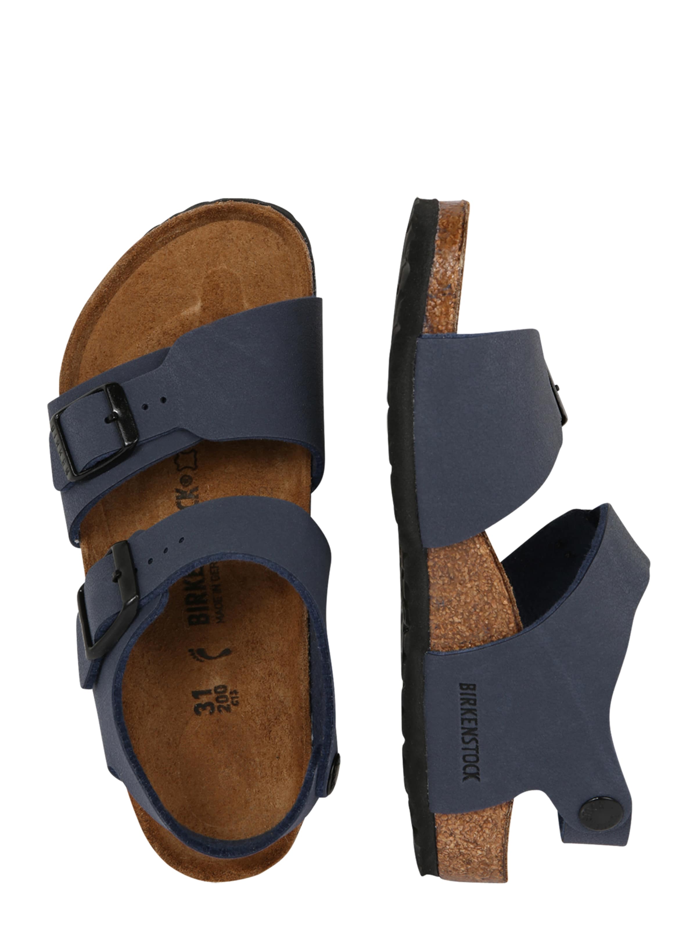 BIRKENSTOCK Открытая обувь 'New York' в Синий