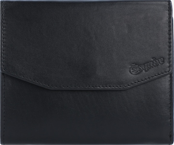 Esquire Wallet in Black: front