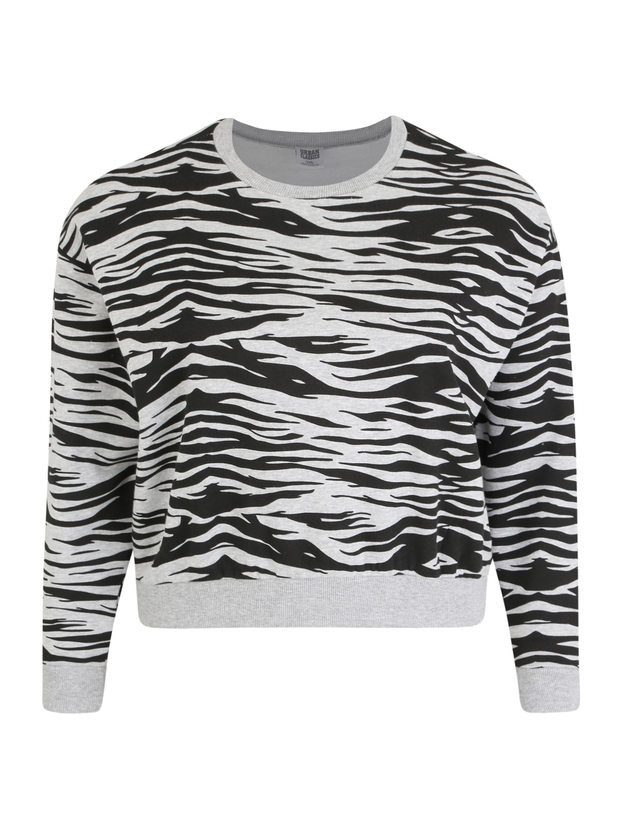 Urban Classics Sweatshirt in Grey: front