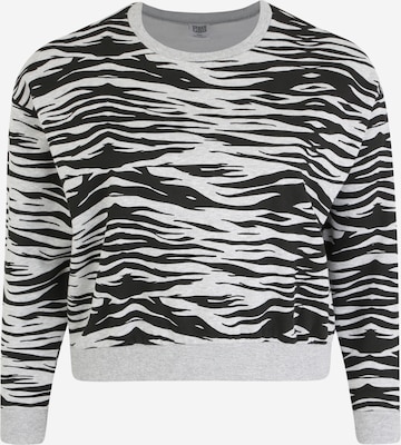 Urban Classics - Sweatshirt em cinzento: frente