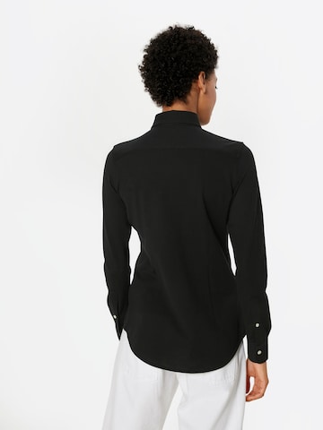 Chemisier 'HEIDI' Polo Ralph Lauren en noir : derrière