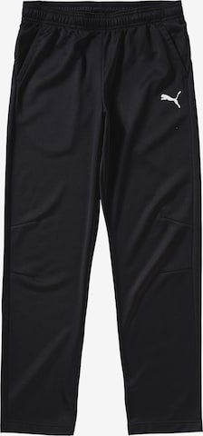 PUMA Tapered Workout Pants in Black: front