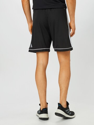 ADIDAS PERFORMANCE Regular Sportbroek 'squad 17 sho' in Zwart
