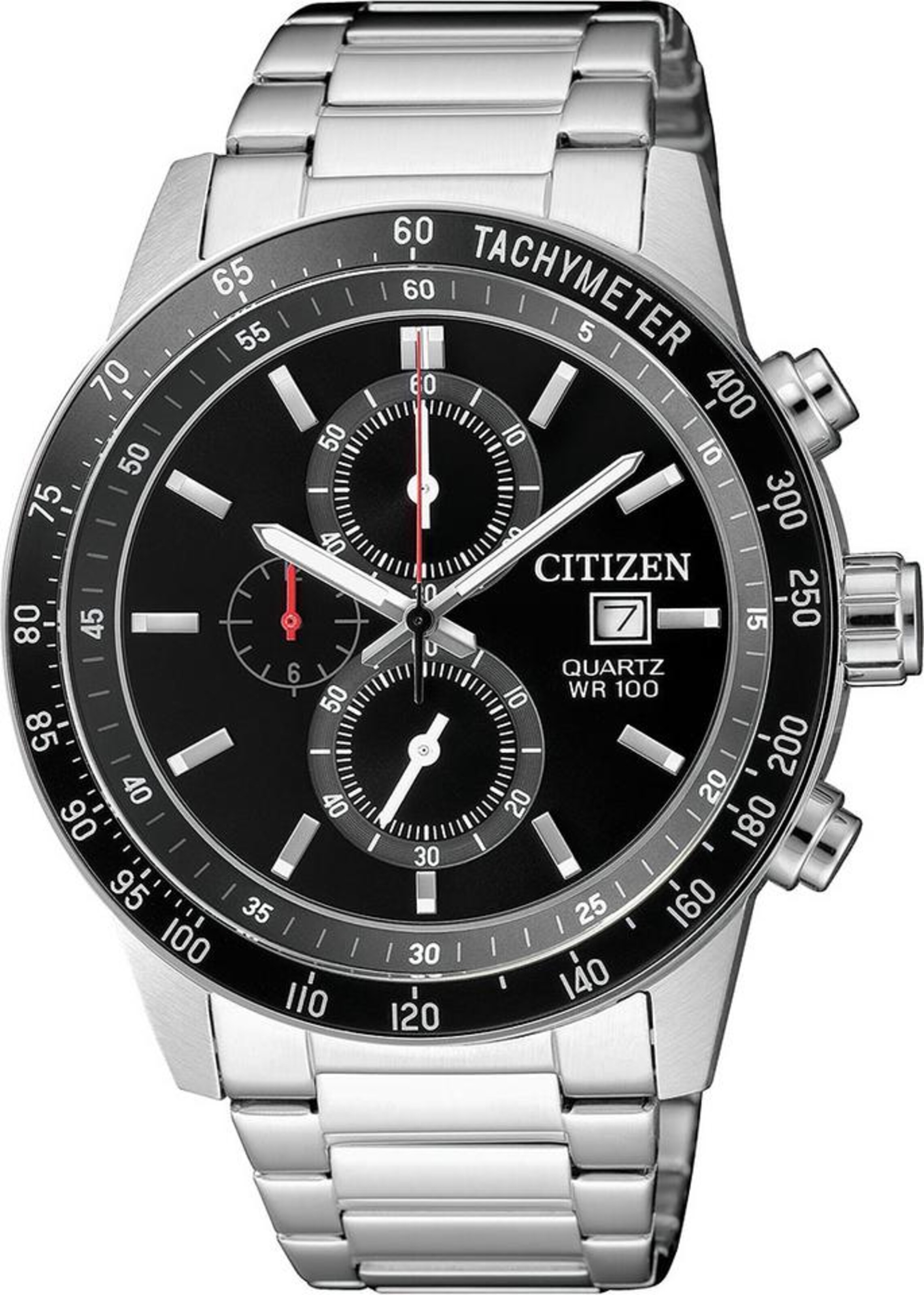 Citizen Uhr In Schwarz Silber About You