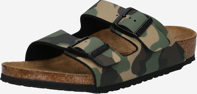 BIRKENSTOCK Sandals & Slippers 'Arizona' in Dark beige / Khaki / Black, Item view