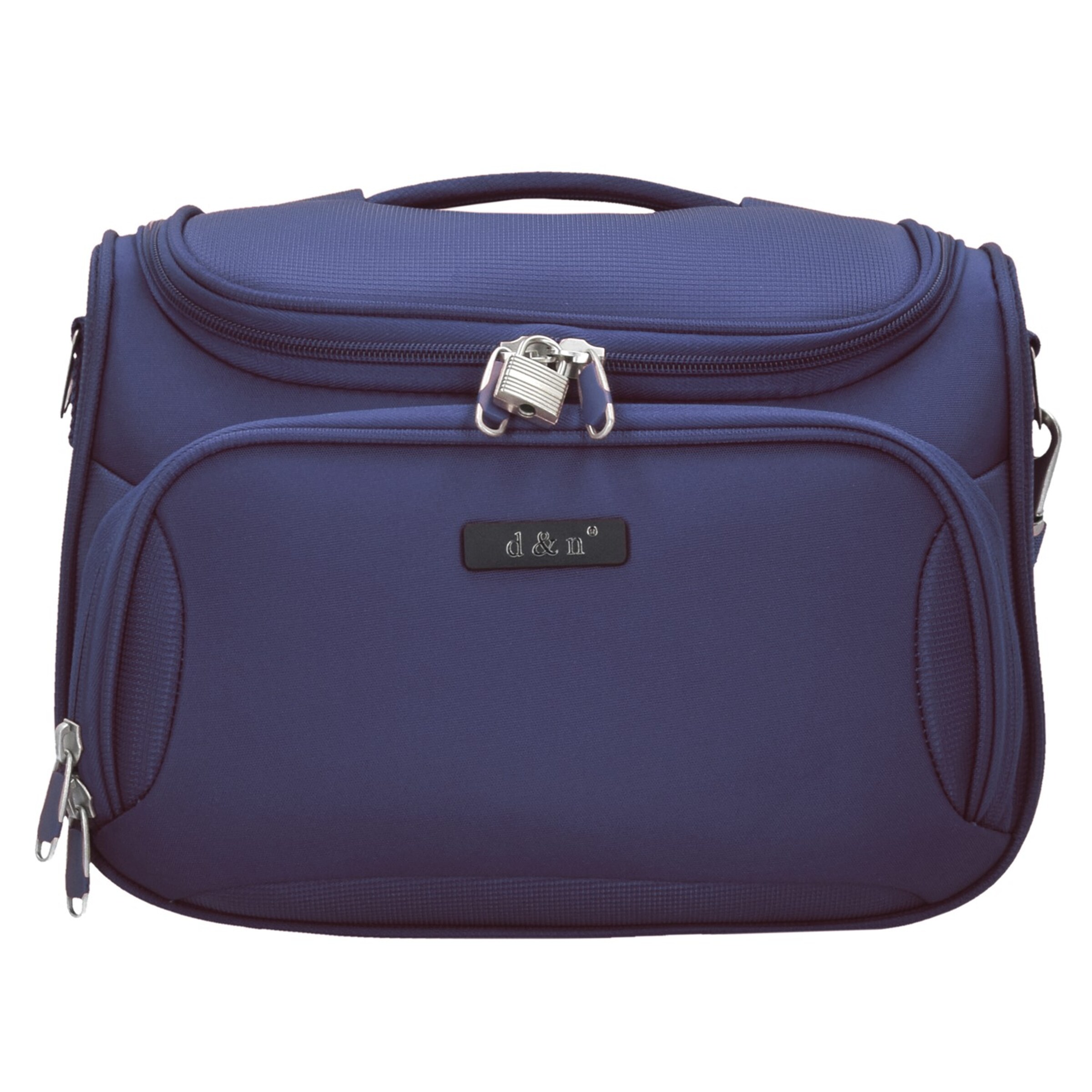 D&N - Make up tas 'Travel Line 6400' in de kleur Blauw