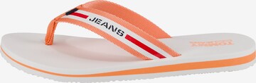 Tommy Jeans Teenslipper 'Sea' in Oranje