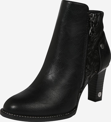 MUSTANG Ankle Boots in Schwarz: front