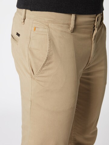 BOSS - Slimfit Calças chino em bege