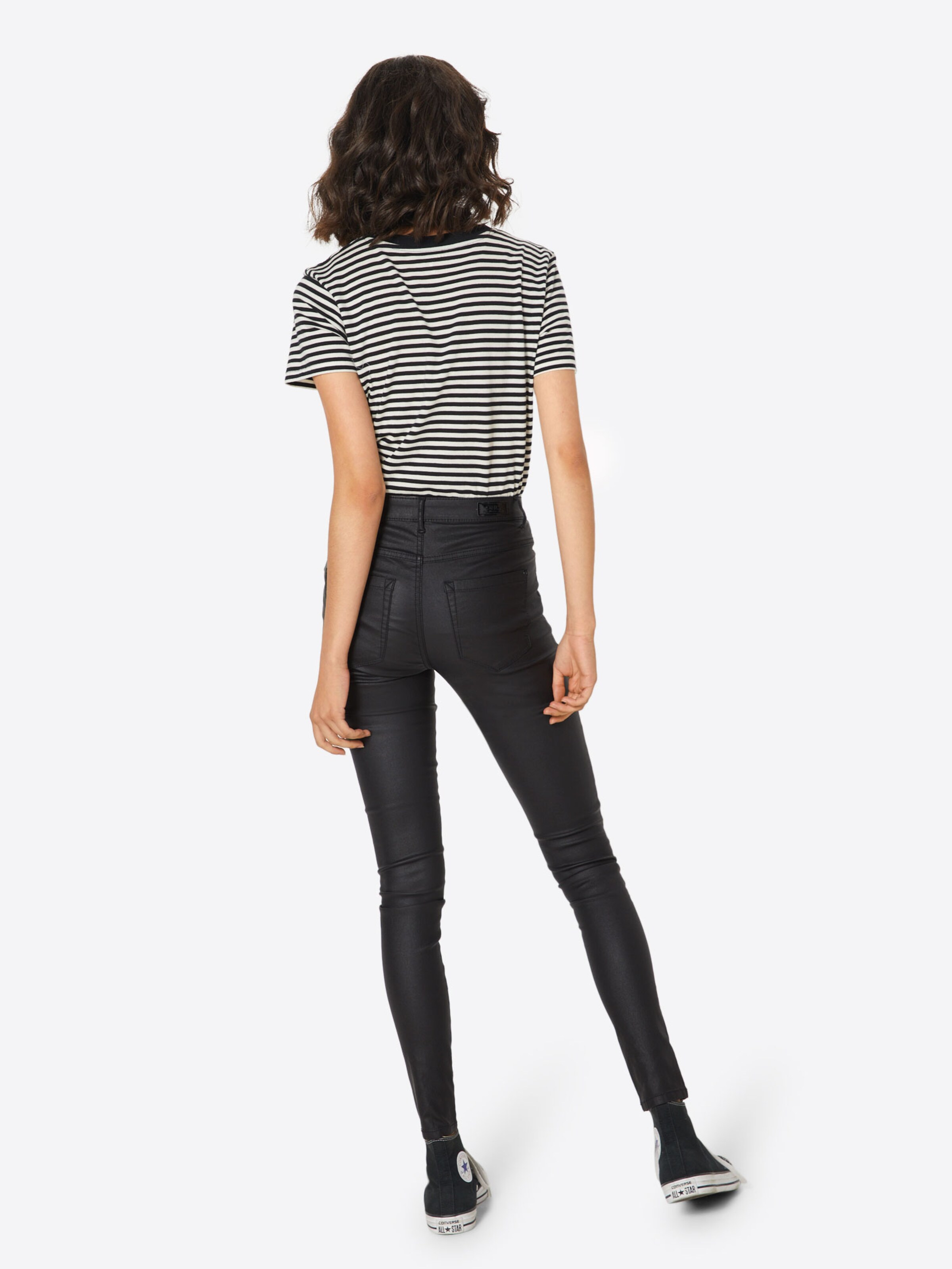 Pantaloni 'ROYAL ROCK COATED NOOS' ONLY pe negru: Privire spate