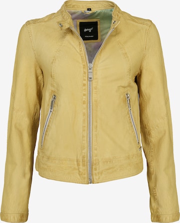 Maze Between-Season Jacket ' 420-20-04 ' in Yellow: front