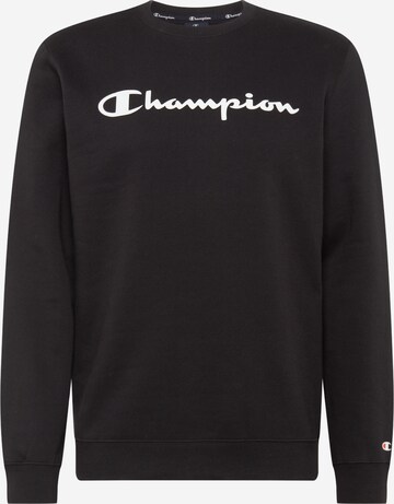 Felpa di Champion Authentic Athletic Apparel in nero: frontale