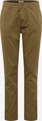 BLEND Slim fit Chino Pants in Green: front