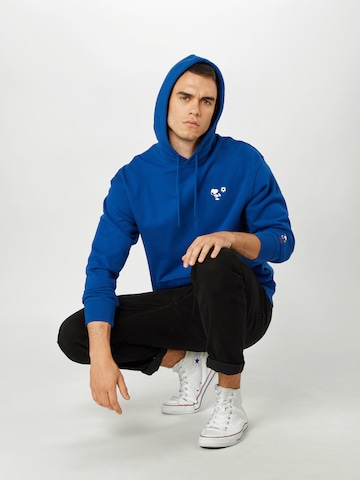 LEVI'S ®Regular Fit Sweater majica 'Relaxed Graphic Hoodie' - plava boja