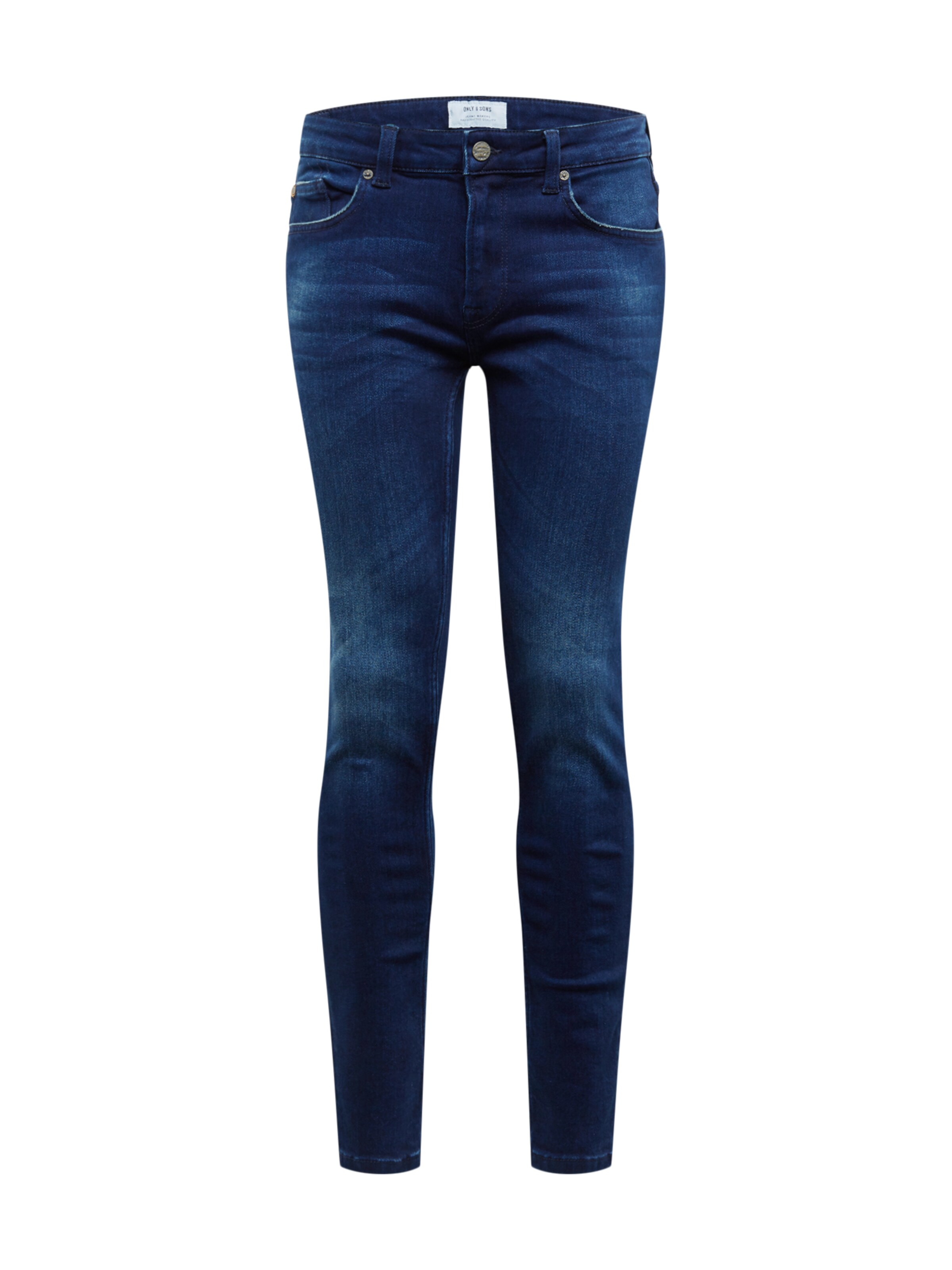 Only & Sons - Jeans 'WARP SKINNY BLUE LD PK 4343' in de kleur Blauw denim