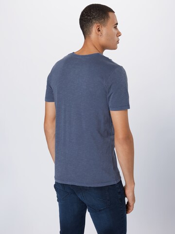 mėlyna JACK & JONES Standartinis modelis Marškinėliai 'Split'