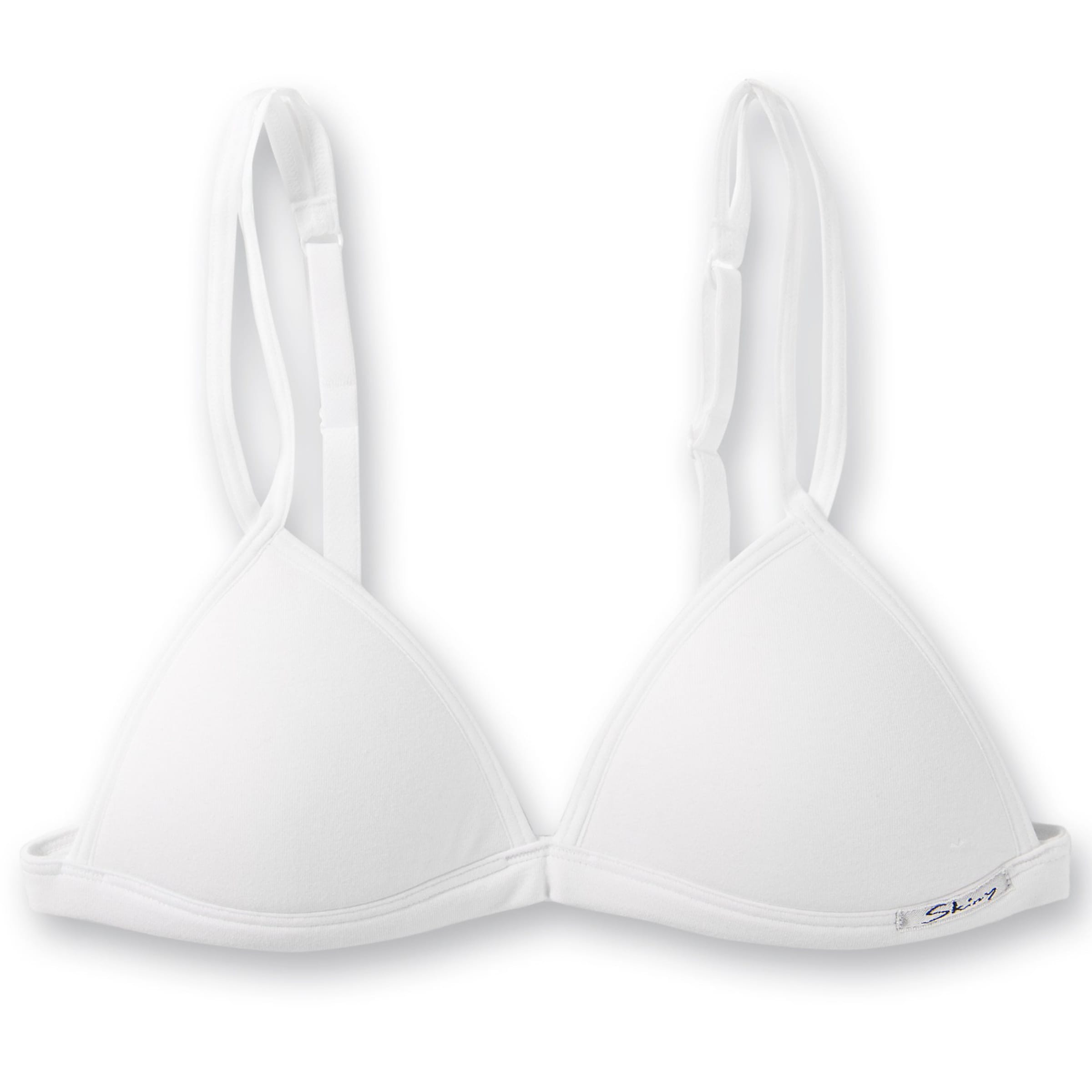 Skiny Trojúhelníková Podprsenka – bílá