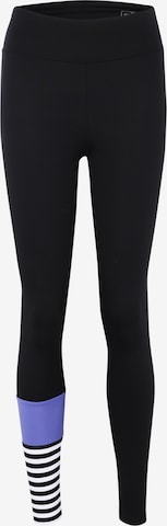 Hey Honey Skinny Sportbroek 'Surf Style' in Zwart: voorkant